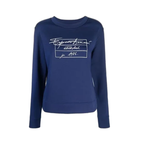 Signature Logo-Print Long-Sleeve Sweatshirt