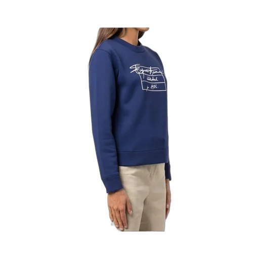 Signature Logo-Print Long-Sleeve Sweatshirt
