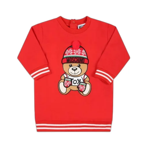 Winter Teddy Bear Fleece Dress