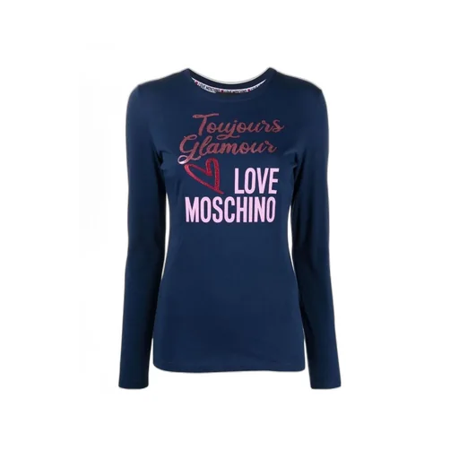 Longsleeved Logo-Print Top