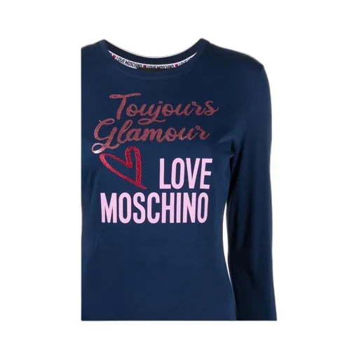 Longsleeved Logo-Print Top