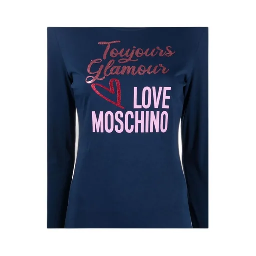 Longsleeved Logo-Print Top