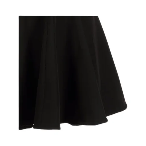 Logo-Print Flared Miniskirt