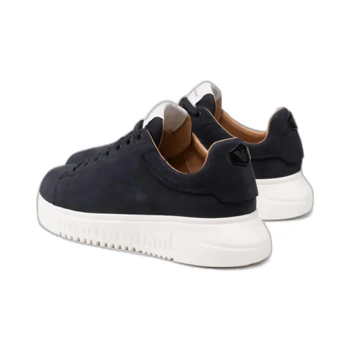 Emporio Armani Logo Patch Low-Top Sneakers