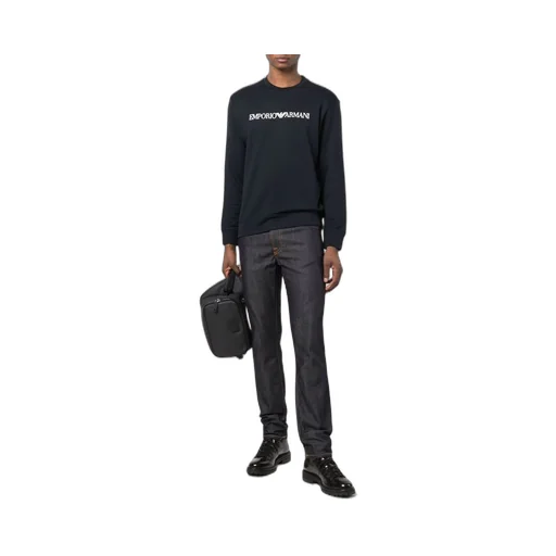 Emporio Armani Logo Printed Crewneck Sweatshirt