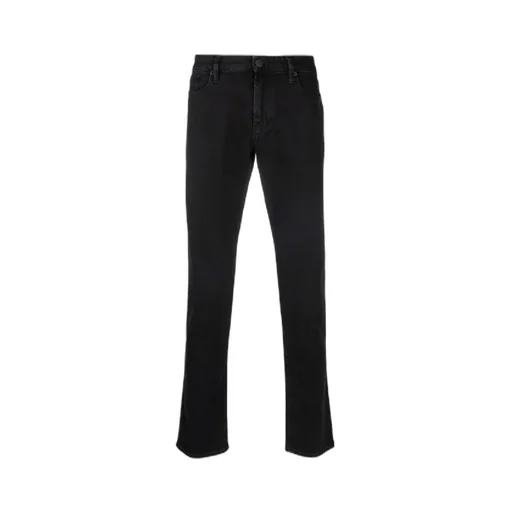 Emporio Armani Low-Rise Straight-Leg Slim-Cut Jeans