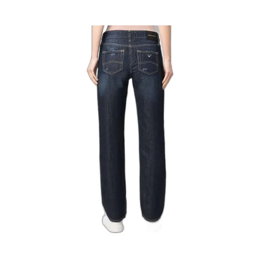 Mid-Rise Straight-Leg Jeans