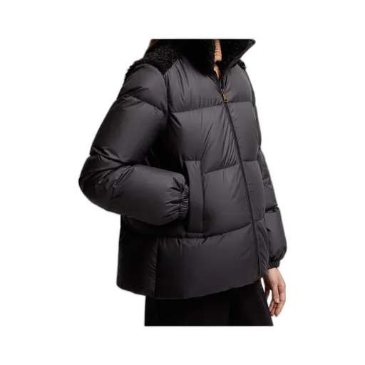 Moncler Esnaie Logo Patch Zip-Up Jacket