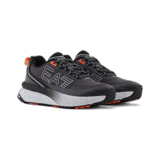 Ea7 Emporio Armani Logo Printed Lace-Up Sneakers
