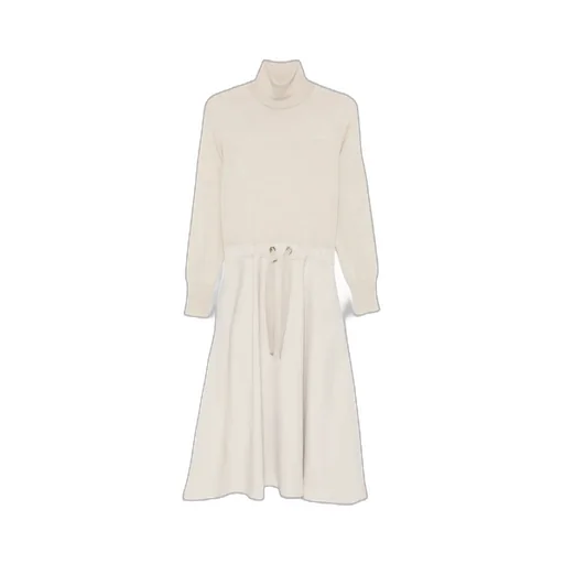 Roll-Neck Tie Dress
