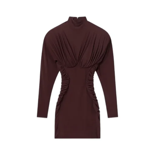 Stella Mccartney Draped Ruched Mini Dress