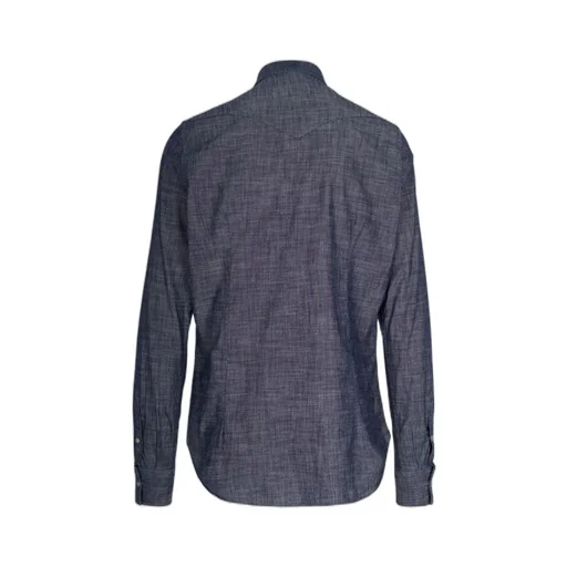 Eleventy Jewel Button Denim Shirt