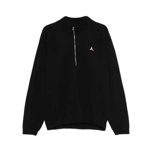 Half-Zip Embroidered Sweatshirt