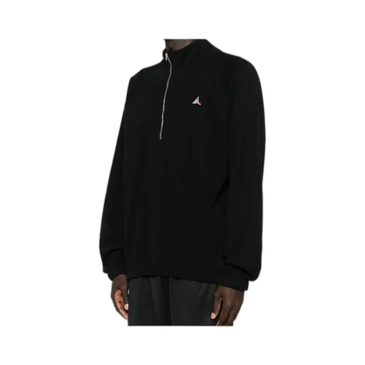Half-Zip Embroidered Sweatshirt