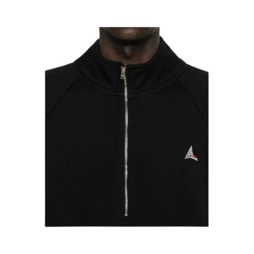 Half-Zip Embroidered Sweatshirt
