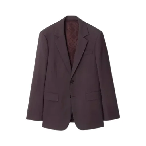 Notch-Lapel Single-Breasted Blazer
