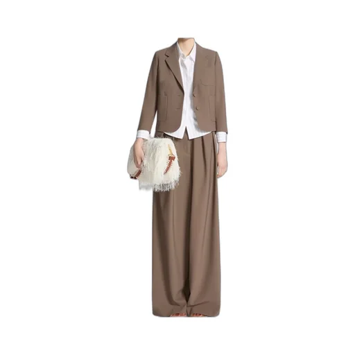 Long-Sleeved Suit Jacket