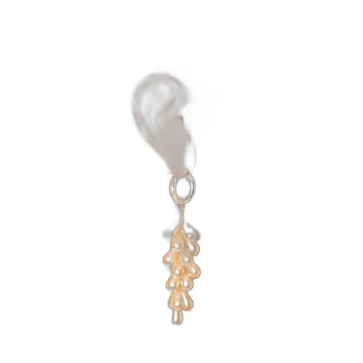 Pearl-Drop Hoop Earrings
