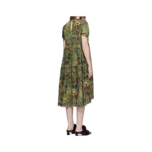 Shredded Relaxed Double-Sided Dress
