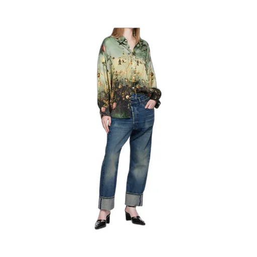 Cuffed Cross Jeans