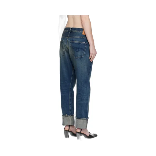 Cuffed Cross Jeans