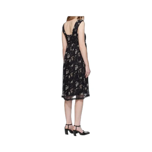 Sleeveless V-Neck Midi Dress