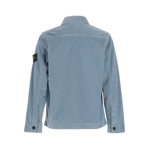 Stone Island Junior Logo Patch Zip-Up Jacket