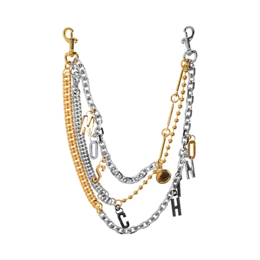 Moschino Logo Lettering Bag Chain