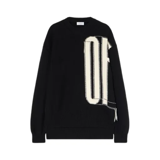 Intarsia Crew-Neck Sweater