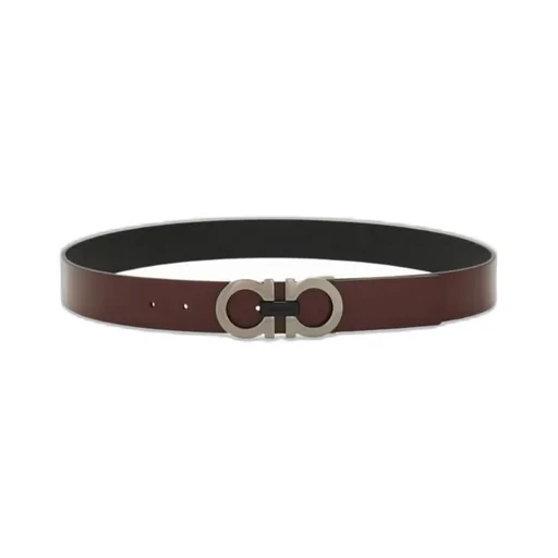 Reversible And Adjustable Gancini Belt