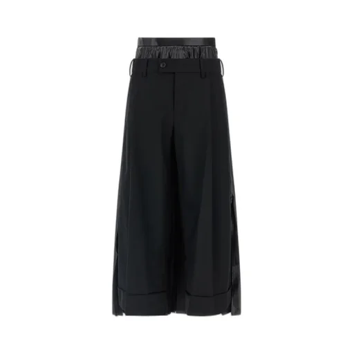 Pleated-Back Slacks