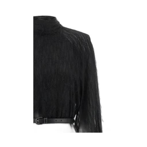 Peserico Fil Coupé Belted Dress