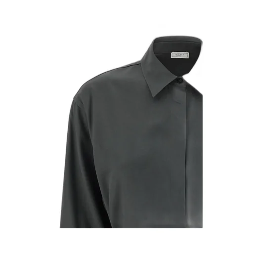 Peserico Tie-Waisted Twill Shirt