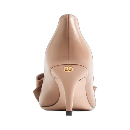 65Mm Bowow Leather Pumps
