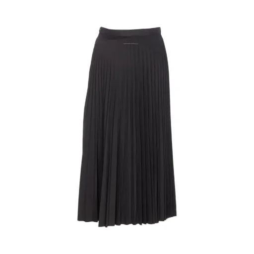 Mm6 Maison Margiela Pleated Midi Skirt
