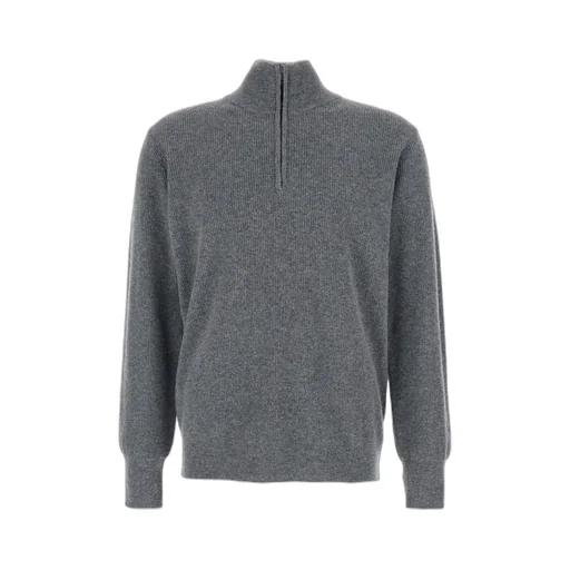 Roberto Collina Ribbed Half-Zip Knitwear