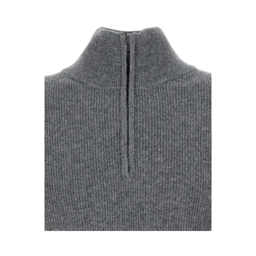 Roberto Collina Ribbed Half-Zip Knitwear