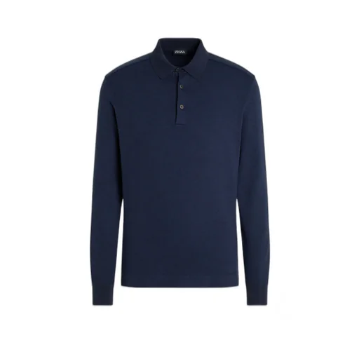 Long-Sleeve Polo Shirt