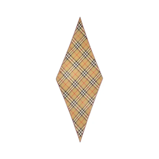 Burberry Medium Check Finished-Edge Scarf