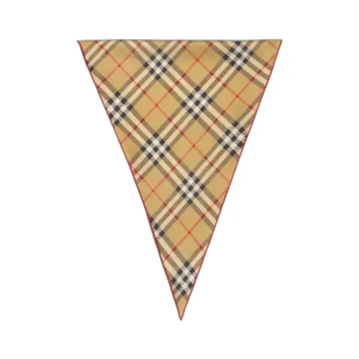 Burberry Medium Check Finished-Edge Scarf