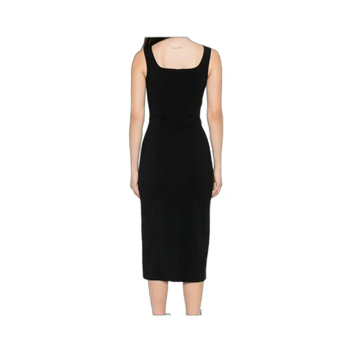 Square-Neck Midi Dress