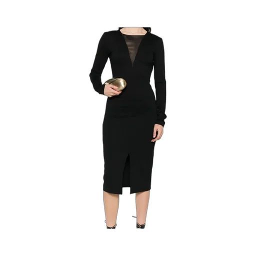 Double-Breasted Panelled Dress