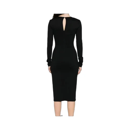 Double-Breasted Panelled Dress
