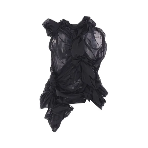 Ruffled Collared Blouse