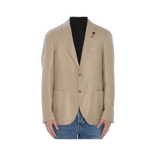 Patch-Pocket Cashmere Blazer