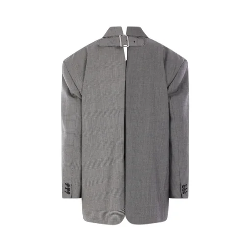 Comme Des GarÇOns Single-Breasted Panelled Jacket