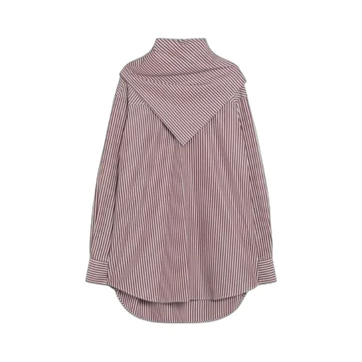 Ami Ami Paris Logo Plaque Bandana Blouse