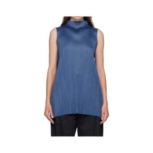 Pleated Sleeveless Top