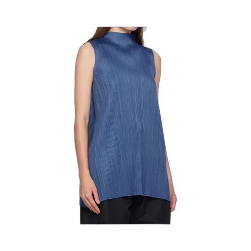 Pleated Sleeveless Top