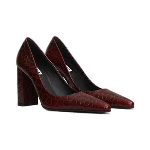 Pointed Toe Chunky Heels